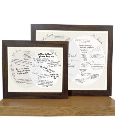 Personalised Wedding Guest Venn Diagram Poster