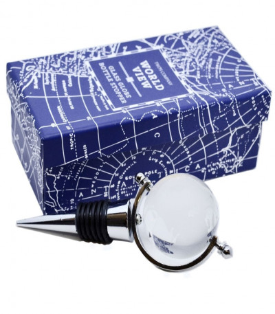 Glass Globe Bottle Stopper