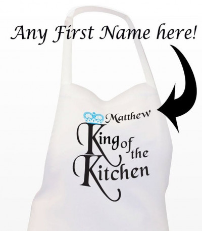 'King of the Kitchen' Personalised Apron