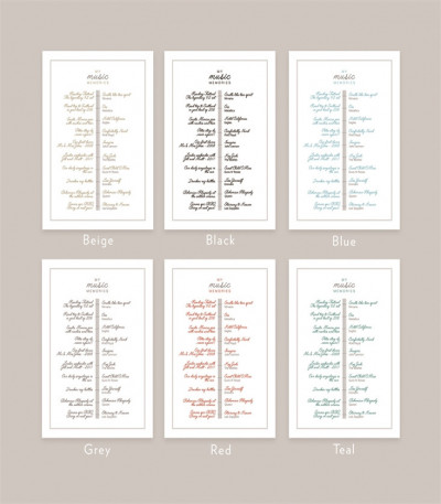 Personalised My Music Memories Gift Voucher