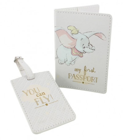 Disney Dumbo My First Passport Cover and Luggage Tag