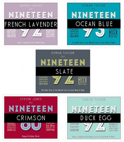 Personalised Loves and Hates Birthday Poster