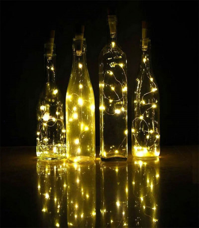 Wine Bottle Glow Lights