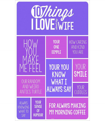 10 Things I Love About My Wife Poster