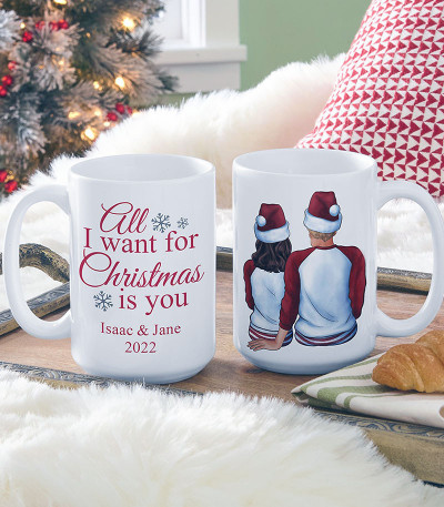 All I Want For Christmas Pair Mugs