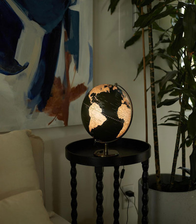 Wild & Wolf Light Up Globe in Fir Green