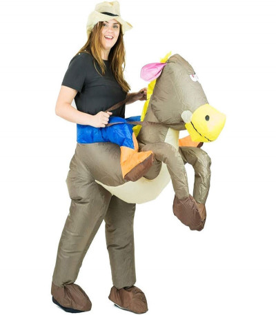 Cowboy Costume - Inflatable Fancy Dress