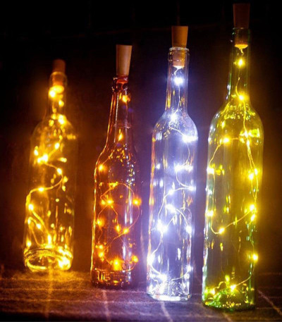 Wine Bottle Glow Lights