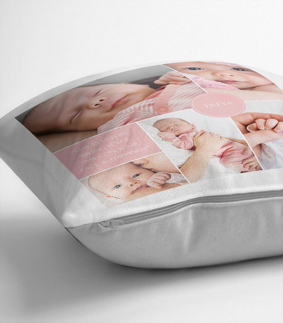 Personalised Baby Photo Cushion