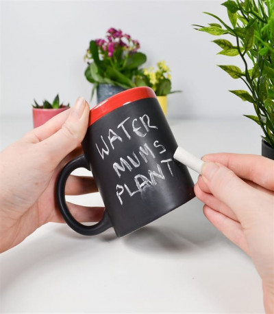 Blackboard Mug with Chalk