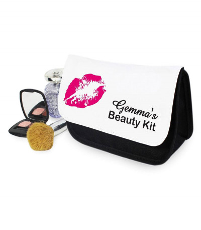 Sale Personalised Lips Make Up Bag
