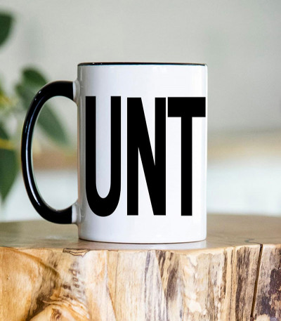 Black and White Unt Mug