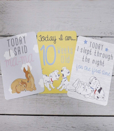 Disney Magical Beginnings Baby 30 Milestone Cards
