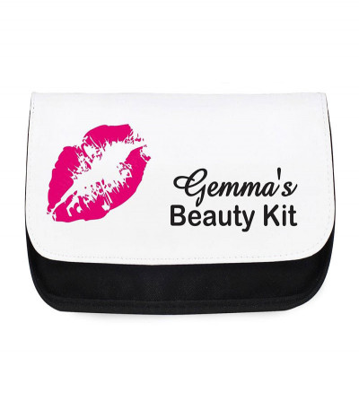 Sale Personalised Lips Make Up Bag