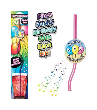 Happy Birthday Musical Straw