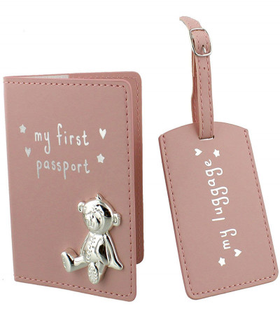 Baby Passport Cover and Luggage Tag