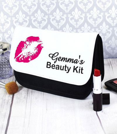 Sale Personalised Lips Make Up Bag