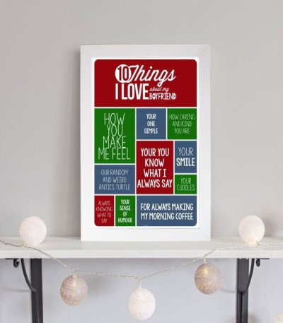 10 Things I Love About My Boyfriend Poster
