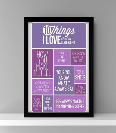 10 Things I Love About my Girlfriend Poster