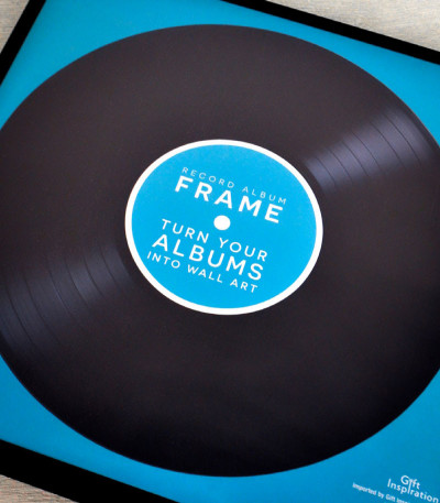 Black Record Album Frame