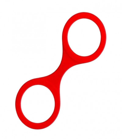 Large Red Quickie Handcuffs