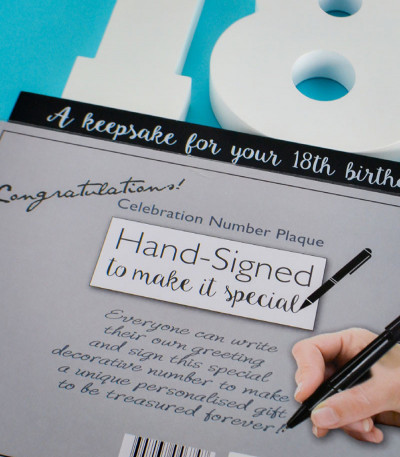 18th Birthday Signature Numbers