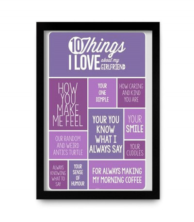10 Things I Love About my Girlfriend Poster