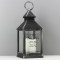 Personalised Rustic Black Lantern