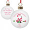 Personalised Bauble - Babies First Christmas