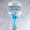 Personalised Blue New Baby Balloon