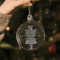 Personalised Glass Angel Christmas Bauble