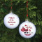Personalised Santa And Rudolf Bauble - My First Christmas