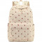 School Backpack for Teen Girls (Strawberry Beige)