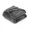 Bedding Fleece Blanket Queen Size Grey