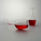 Set of 2 Upside Down Wine Glasses
