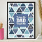 Things My Dad Taught Me Personalised Poster