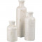 Sullivans White Ceramic Vase Set