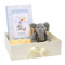 Personalised Baby Record Book & Elephant Teddy