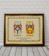 Double Coat Of Arms Print