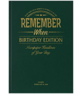 Personalised Birthday Newspaper