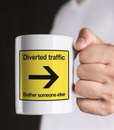 Diverted Traffic Mug