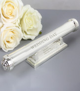 Silver Wedding Certificate Holder