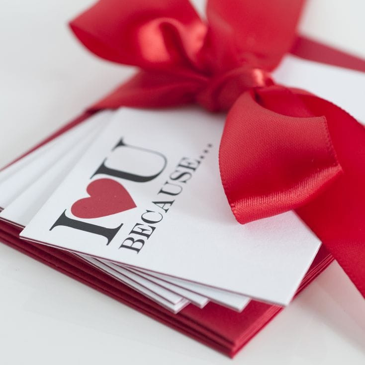 Five Mini Love Quote Cards