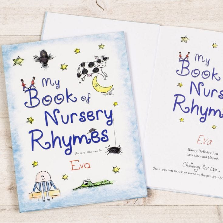 Personalised My Book Of Nursery Rhymes