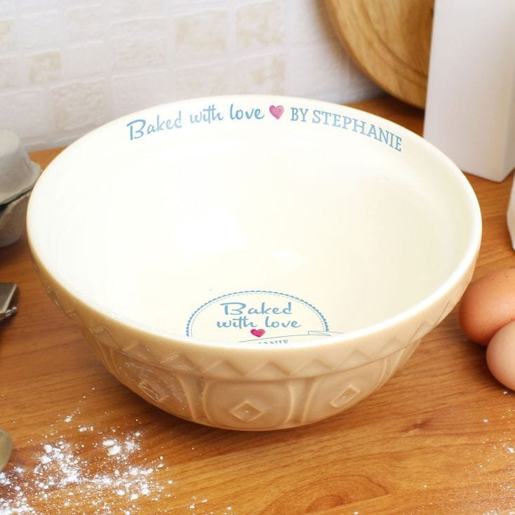Personalised Mixing Bowl | Baked with Love