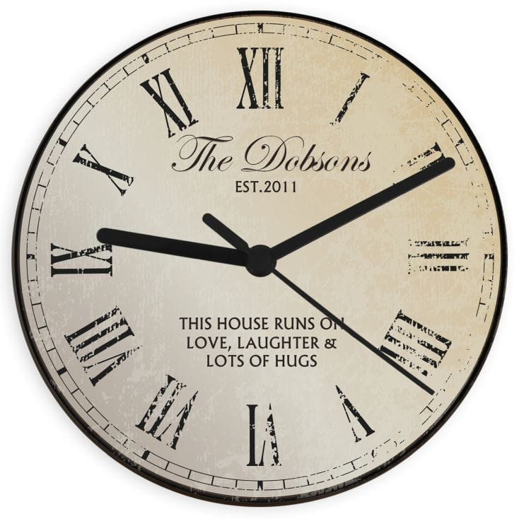 Rustic Design Custom Wall Clock