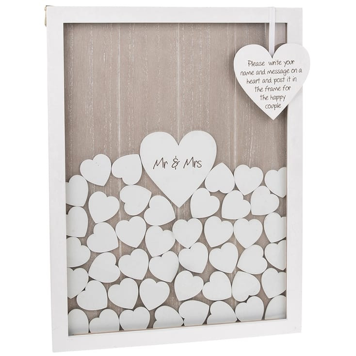 Provence Wedding Heart Drop Box