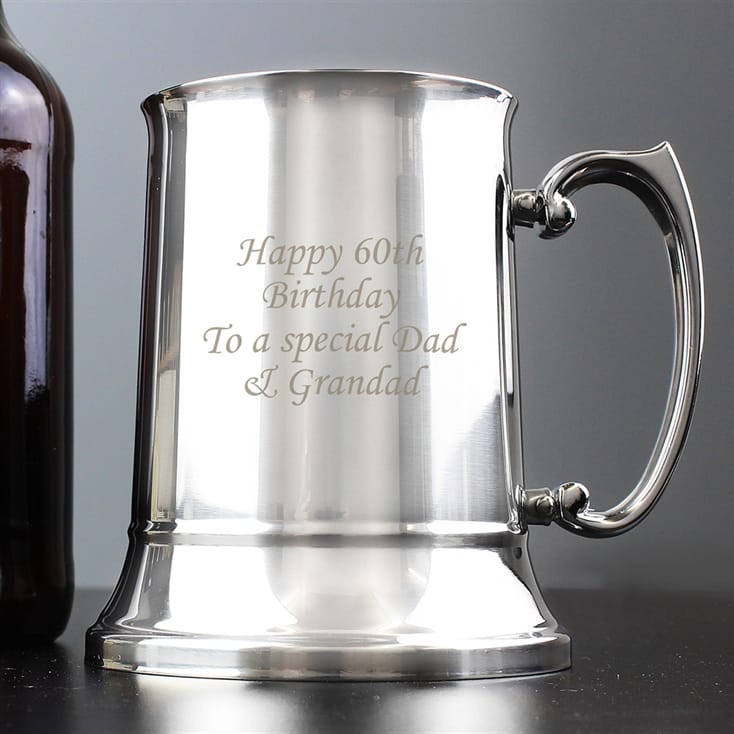 Stainless Steel Personalised Tankard