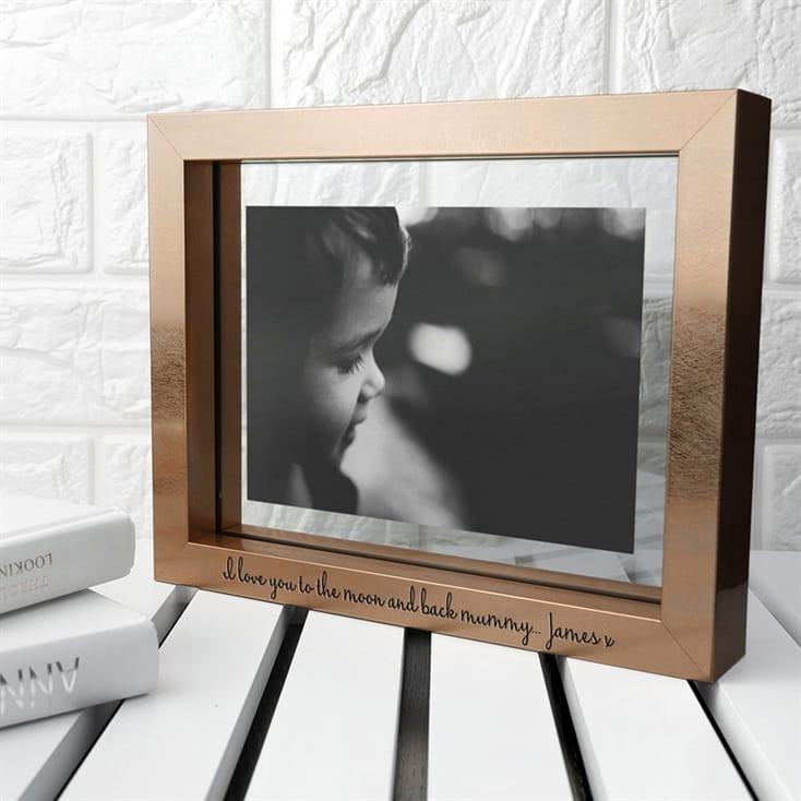 Personalised Metallic Photo Frame