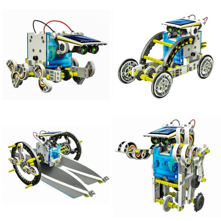 Build Your Own Solar Robot 14 in 1